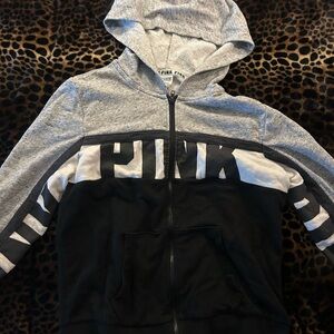 Victoria's Secret Gray Zip-Up Hoodie